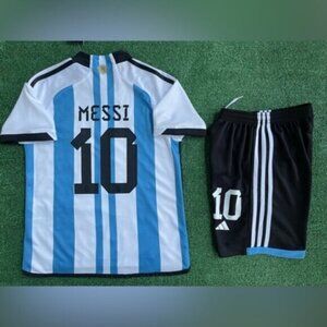 2022/23 Argentina kids soccer jersey youth Messi